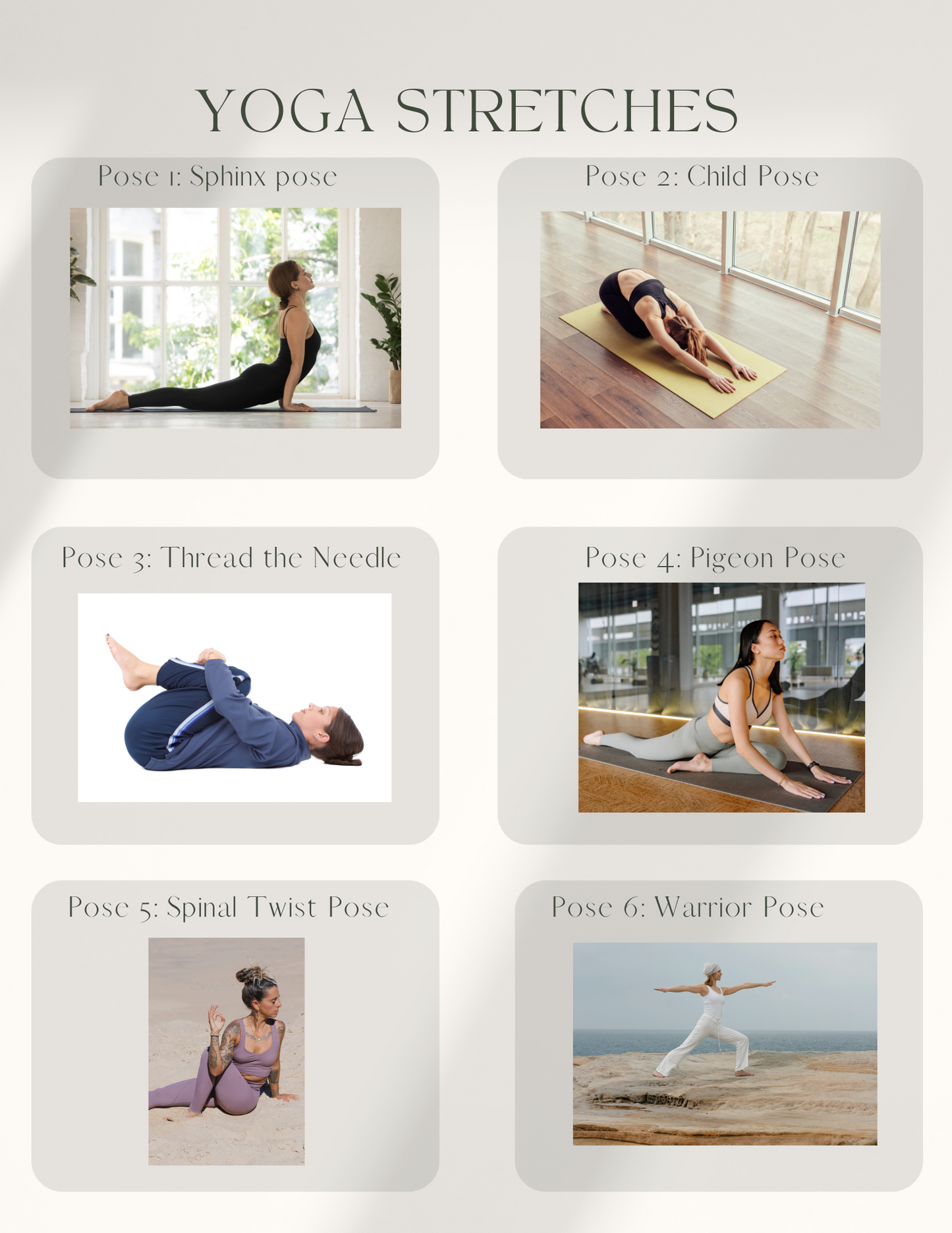 Stress Management: Yoga Stretches