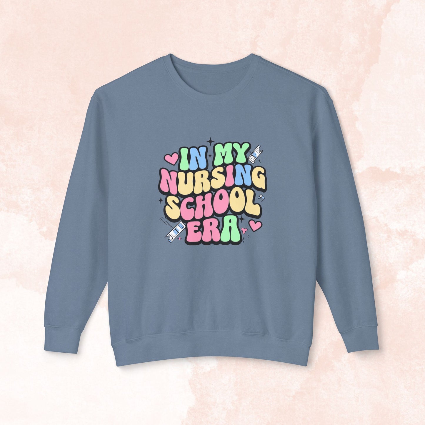 Nursaholic: "In My Nursing Scool Era" Cozy Sweater