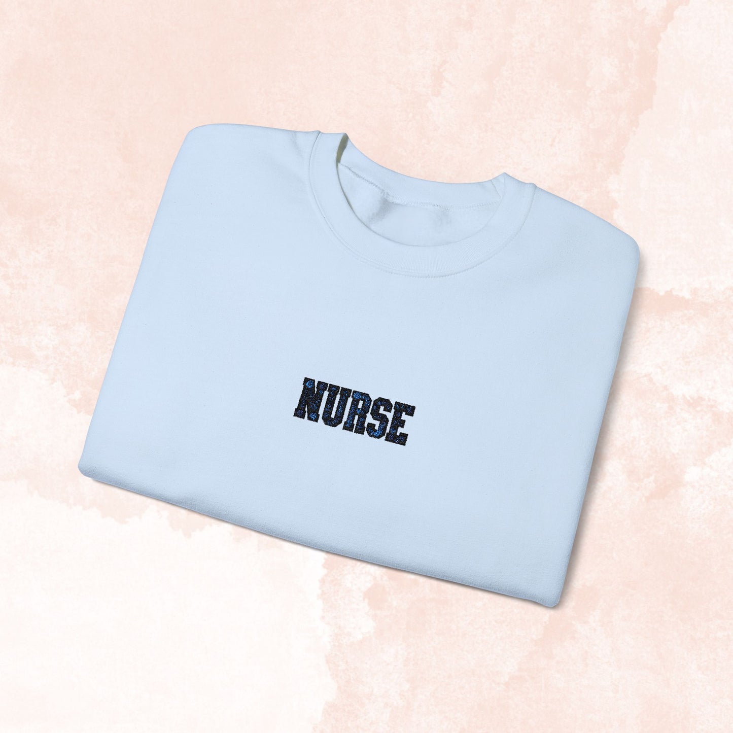 Nurse Embroidered Floral Sweater