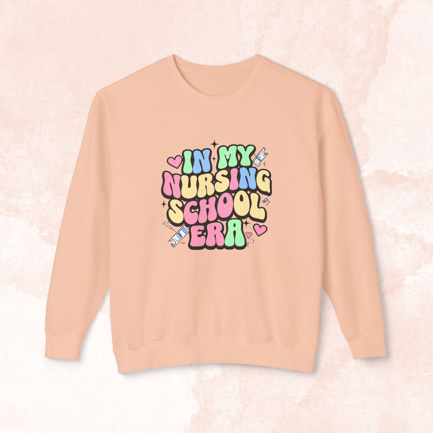 Nursaholic: "In My Nursing Scool Era" Cozy Sweater