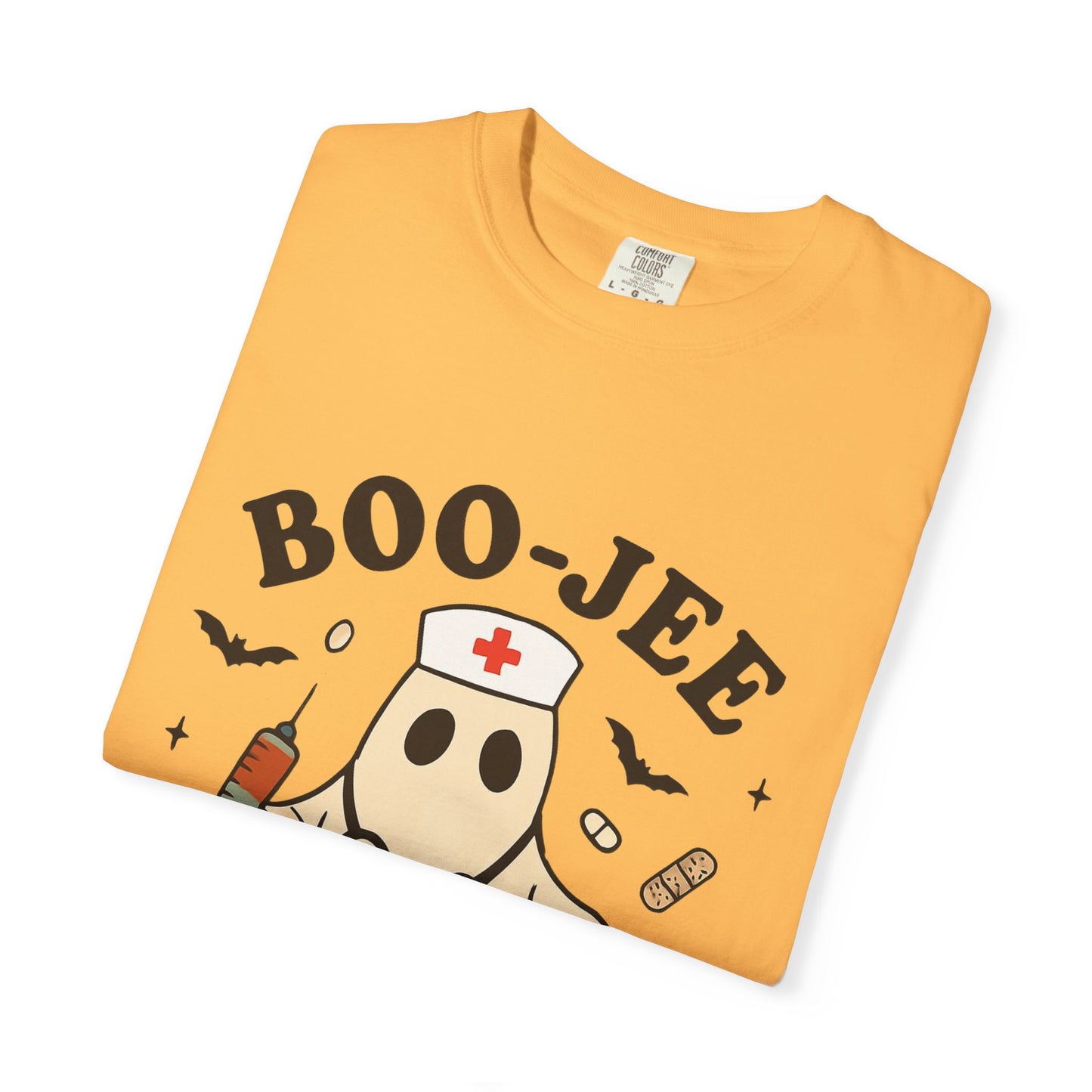 Boo-jee Nurse Halloween Shirt: Funny Ghost Nurse T-Shirt, Spooky Season Nursing Tee, Halloween Nurse Gift for Coworkers