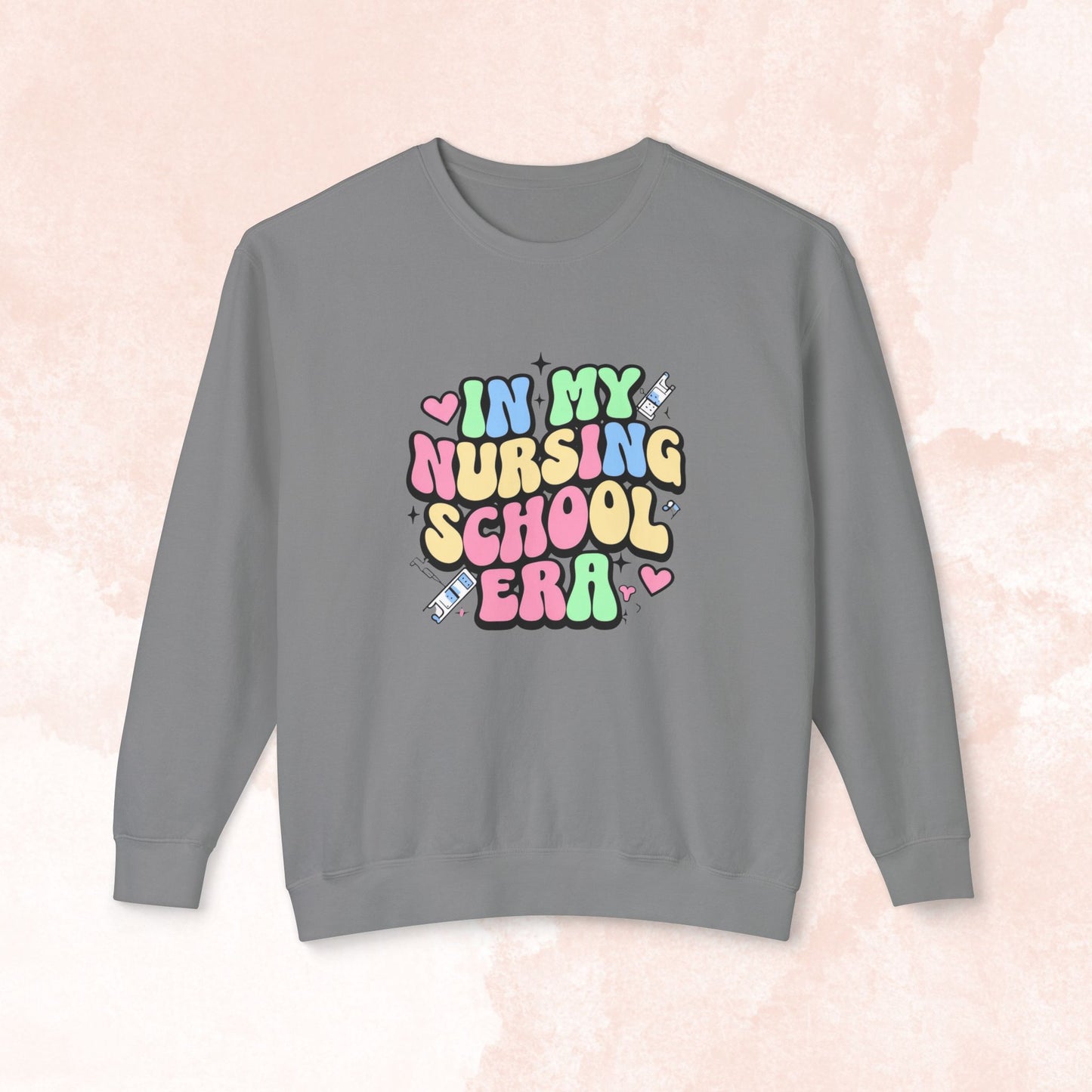 Nursaholic: "In My Nursing Scool Era" Cozy Sweater