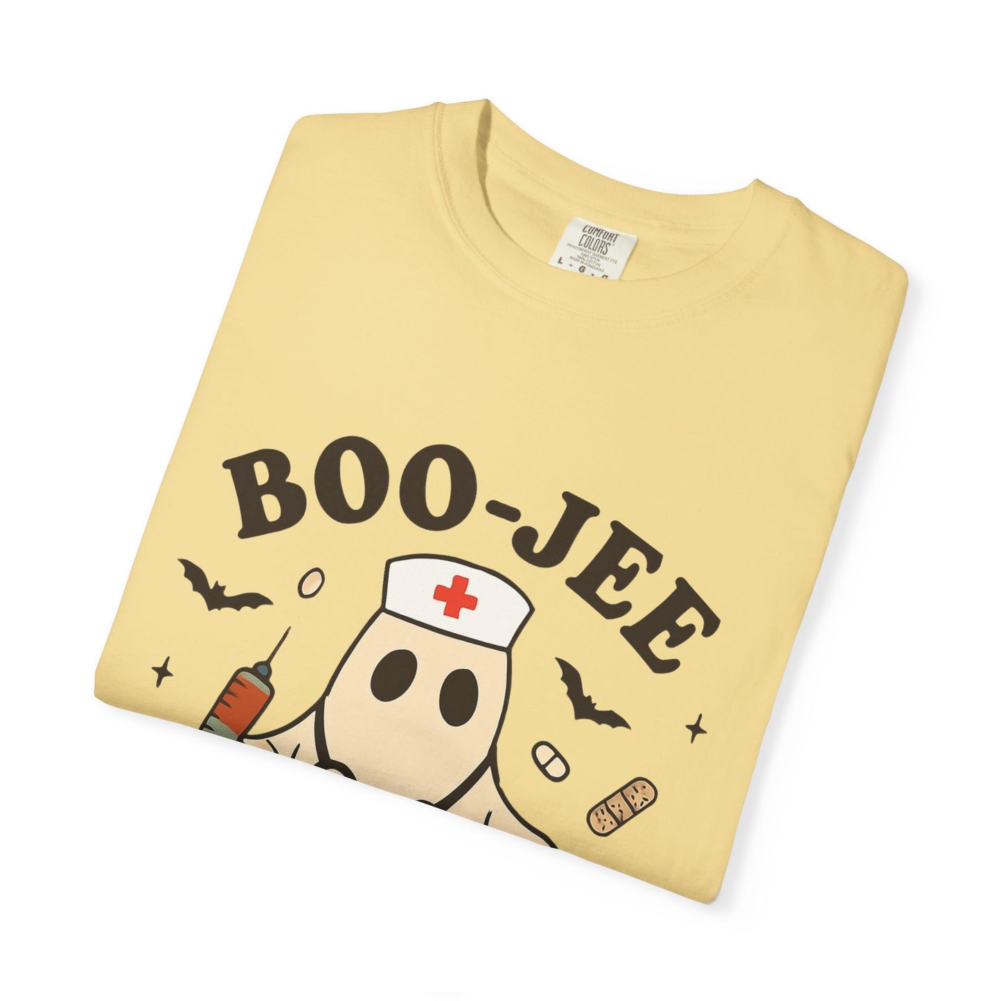 Boo-jee Nurse Halloween Shirt: Funny Ghost Nurse T-Shirt, Spooky Season Nursing Tee, Halloween Nurse Gift for Coworkers