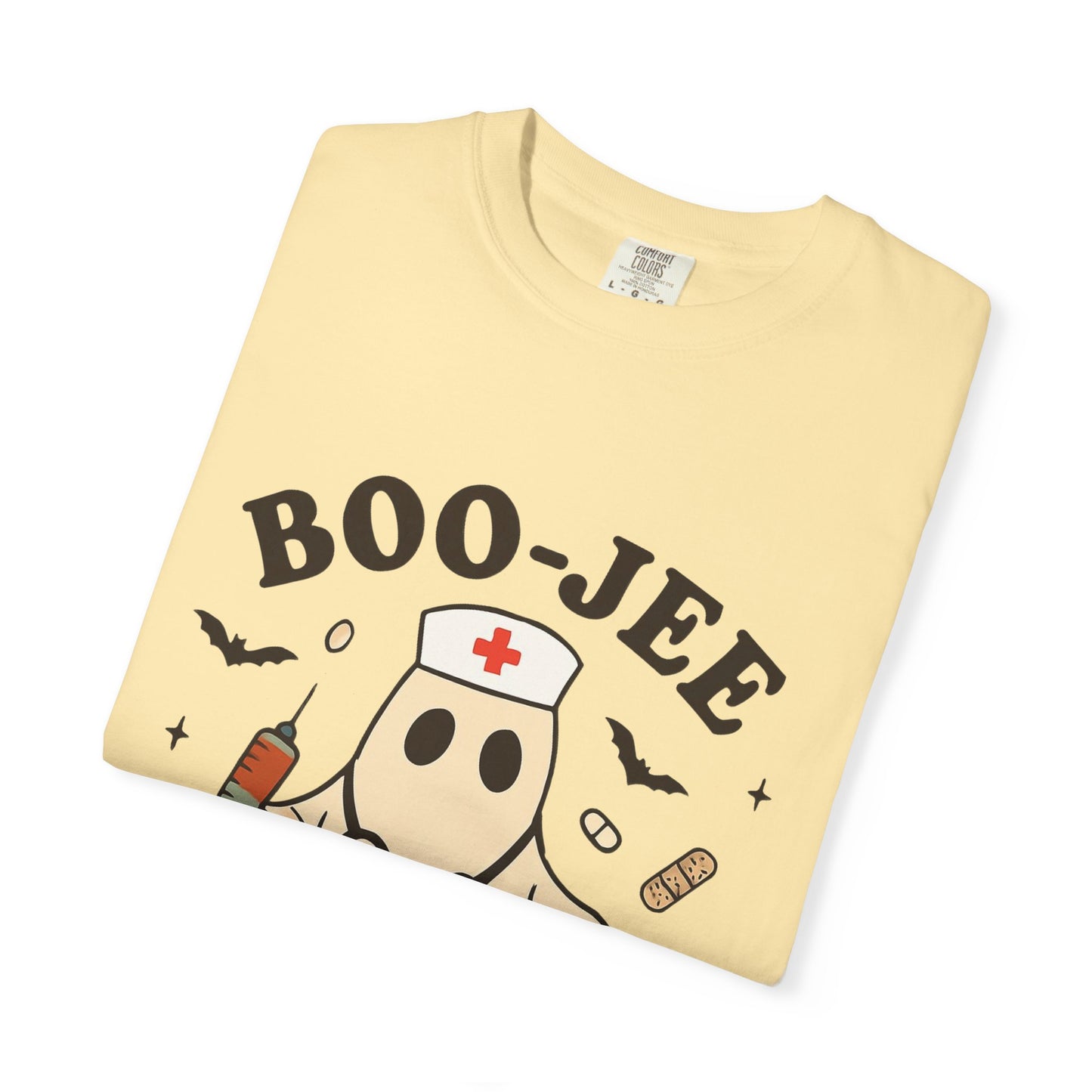 Boo-jee Nurse Halloween Shirt: Funny Ghost Nurse T-Shirt, Spooky Season Nursing Tee, Halloween Nurse Gift for Coworkers