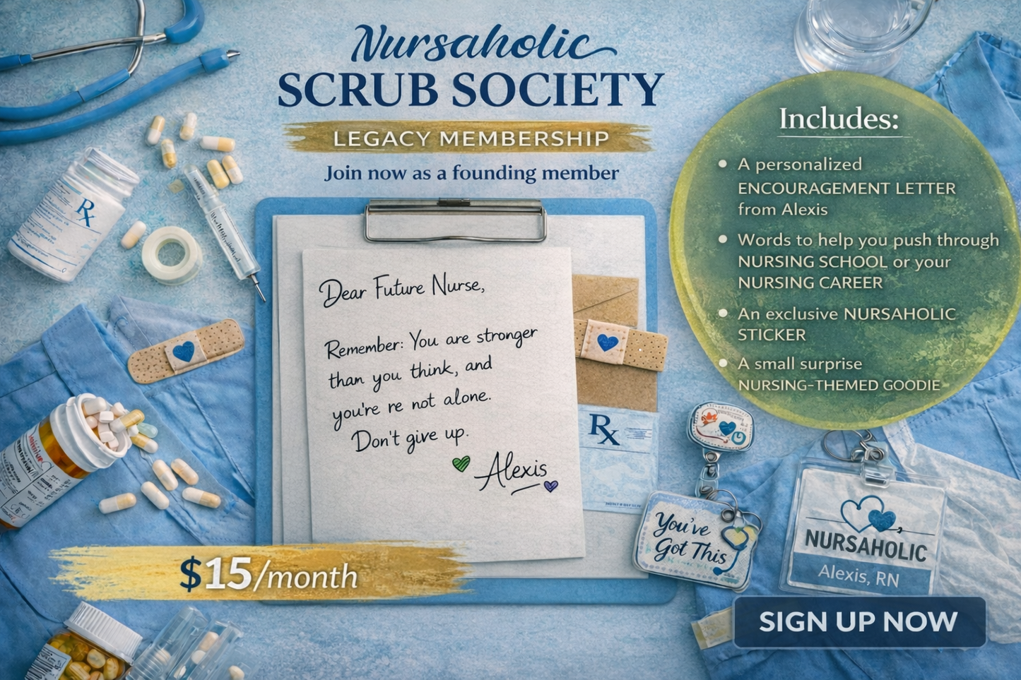 Nursaholic Scrub Society- Legacy Membership