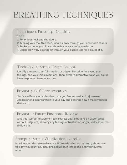 Stress Management: Breathing Techniques